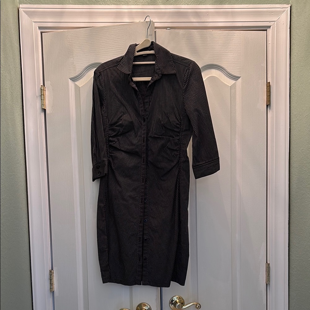Black Striped Dress
